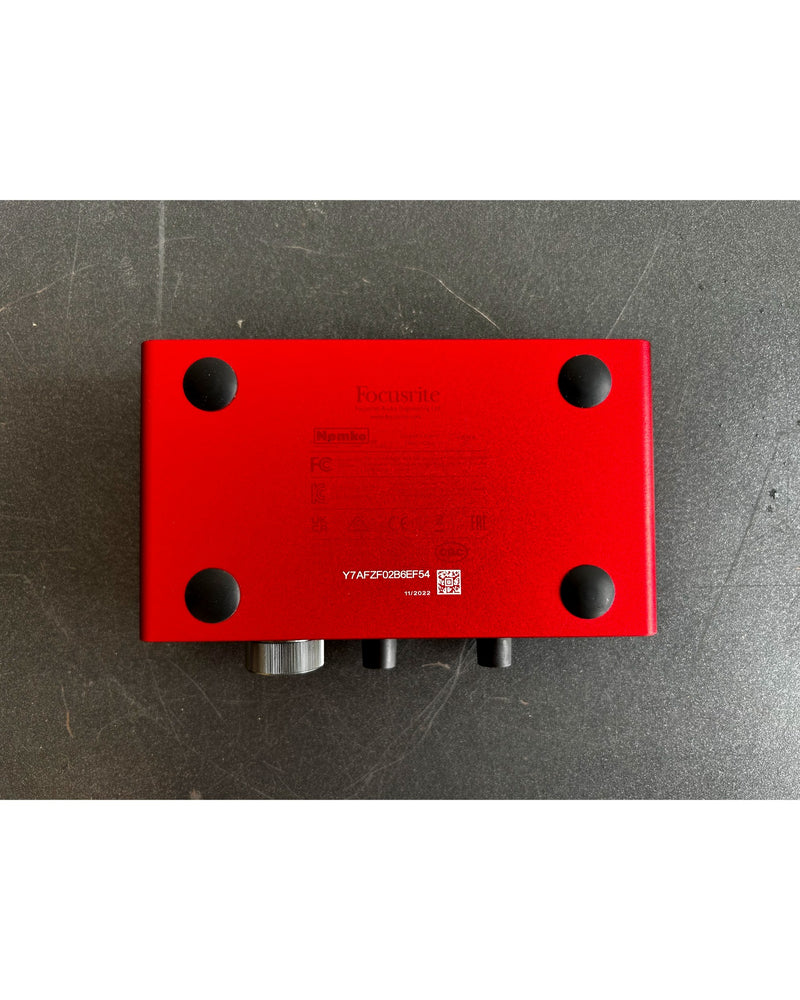 Focusrite Scarlett Solo (3rd Gen) - Audio Interface - Red - Excellent - Image 8