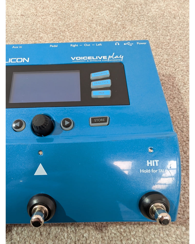 TC-Helicon VoiceLive Play - Multi-Effects Pedal - Blue - Good w/ Power Supply - image 10