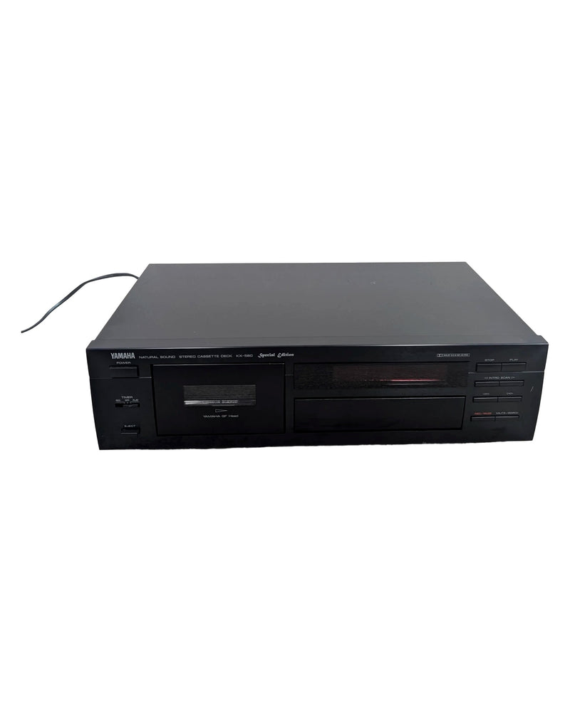 Yamaha KX-580 - Cassette Deck - Black - Very Good - image 1