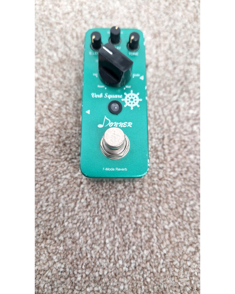 Donner Digital Reverb Guitar Effect Pedal Verb Square 7 Modes - Good - image 5