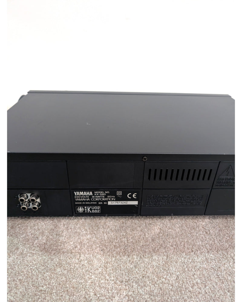 Yamaha KX-580 - Cassette Deck - Black - Very Good - image 10