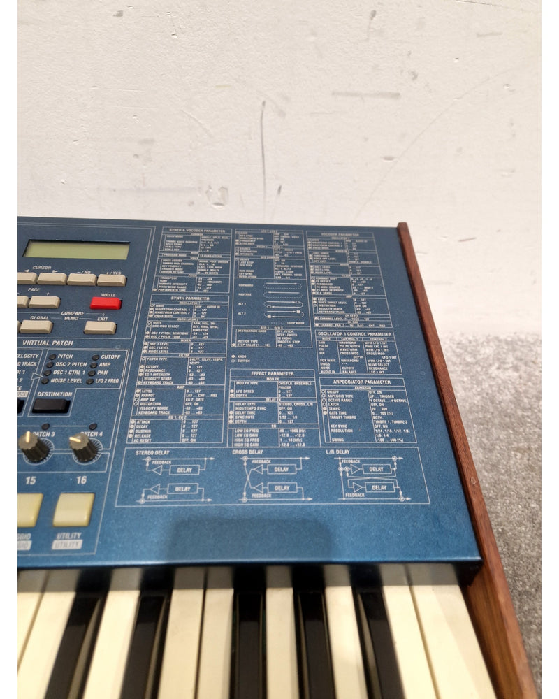 Korg MS2000 - Synthesizer Keyboards - Blue - Excellent w/ Power Supply - Image 13