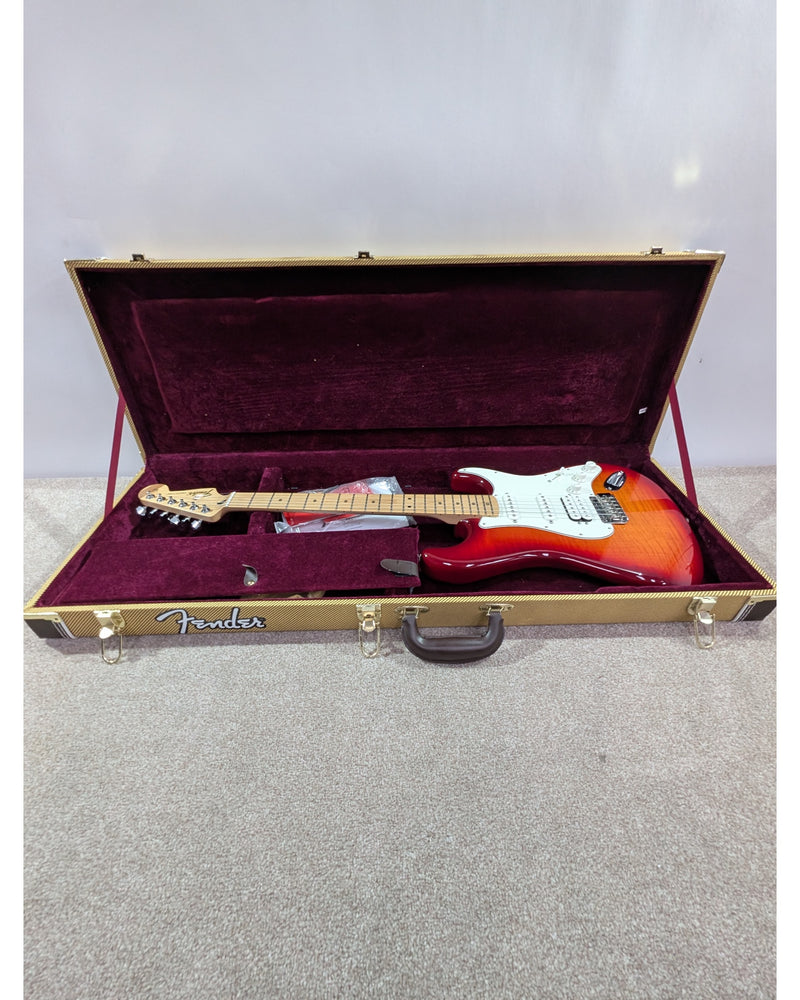 Fender Standard Stratocaster HSS Plus Top - Electric Guitar - Cherry Sunburst - Excellent w/ Hard Case - image 19