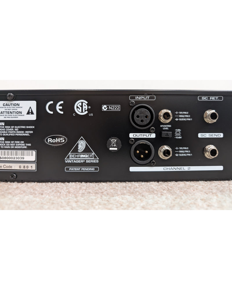 Behringer Tube Composer T1952 - Rack Effects - Silver - Excellent w/ Original Box & Manuals - image 10