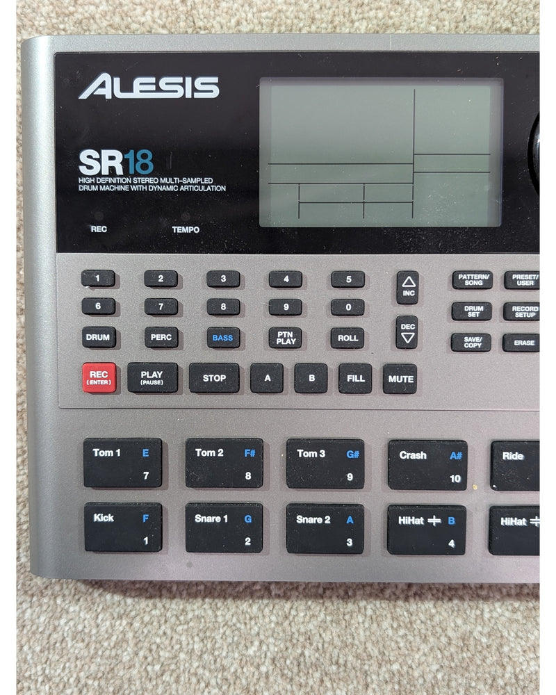 Alesis SR18 - Drum Machine - Grey - Excellent w/ Original Box & Manuals - image 8