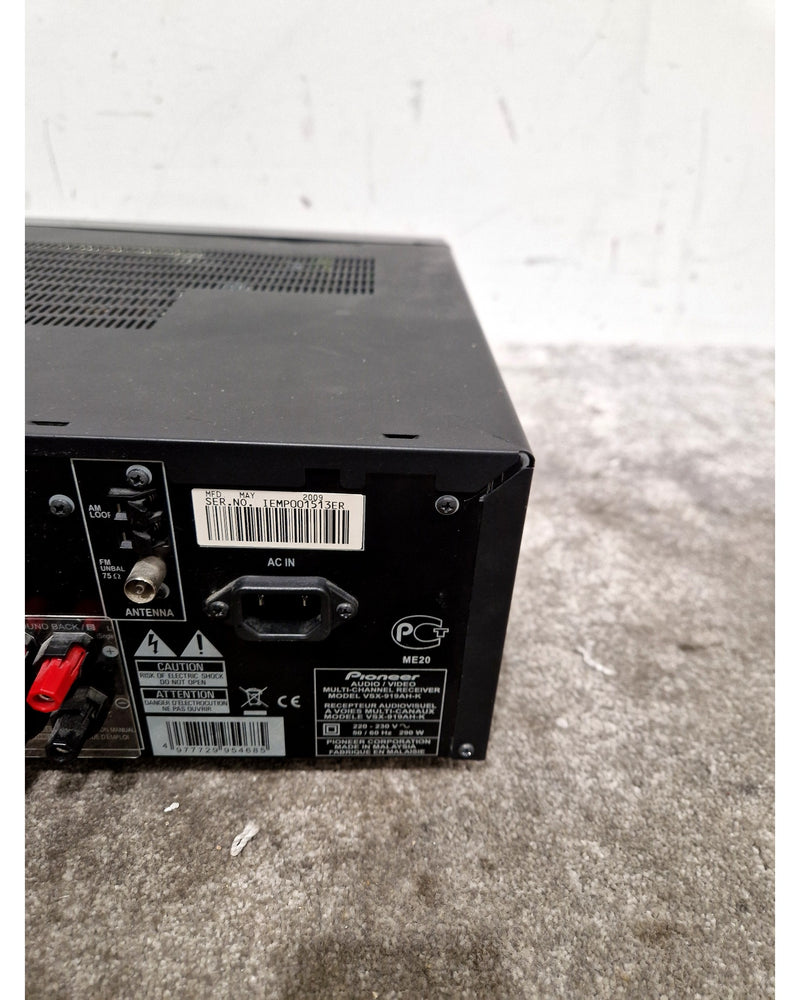 Pioneer VSX-919AH-K - Hi-Fi Receiver - Black - Fair - Image 2