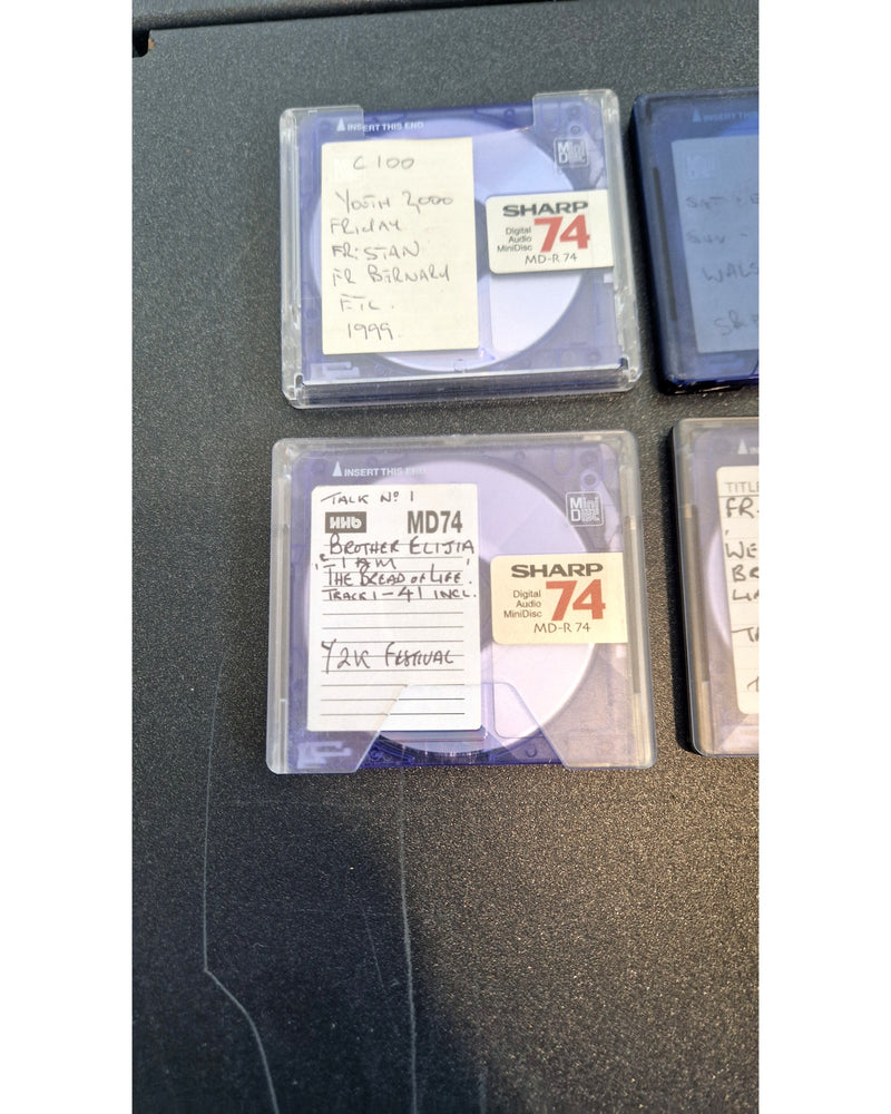 Sharp MD-R74 - Violet X 4 – MiniDisc - Good w/ Soft Case - Image 7