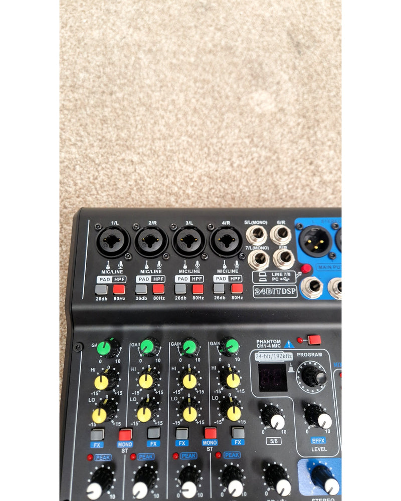 Professional Audio Mixer 8 Channel - Mixers - Excellent w/ Original Box - image 3