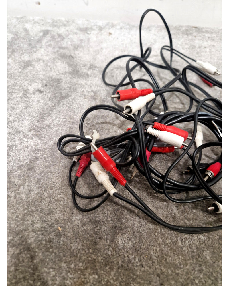 Job-Lot OF RCA Phono Cables - X 8 – Phono Cable - Excellent - Image 9