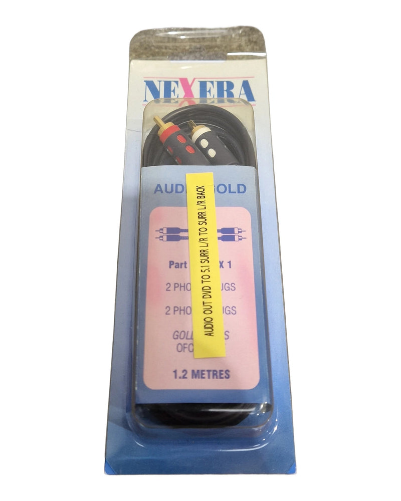 Nexara 8ft Phono Cable - Blue - Phono Cable - Excellent w/ Original Box - image 1