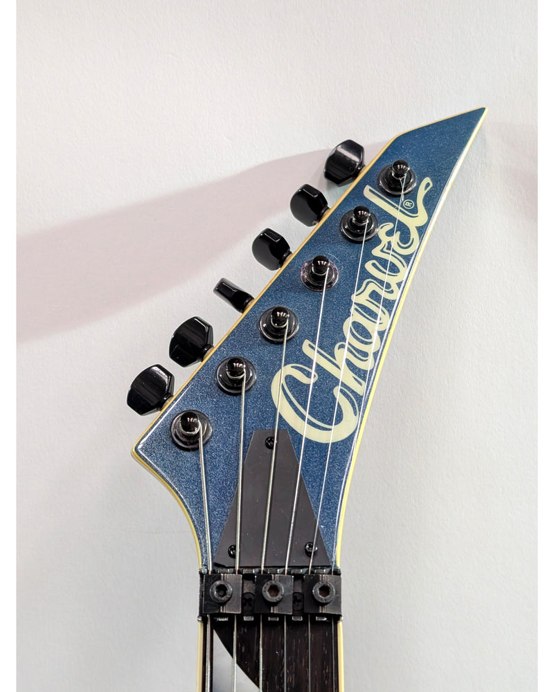 Charvel 650XL - Electric Guitar - Metallic Blue - Good w/ Hard Case - image 5
