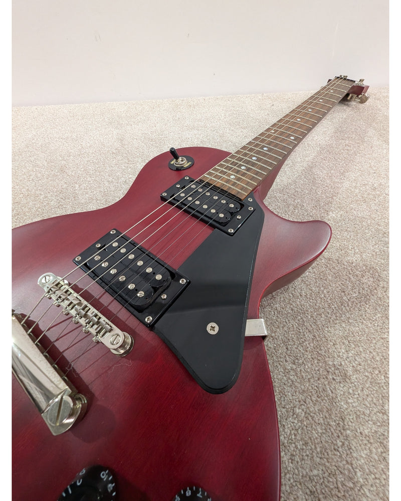 Epiphone Les Paul Studio - Electric Guitar - Satin Cherry Red - Good w/ Hard Case & Manuals - image 13