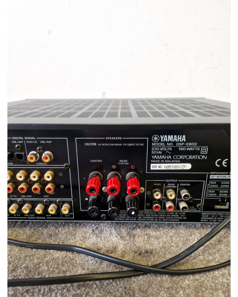 Yamaha DSP E800 - Processor - Good w/ Original Box - Image 4