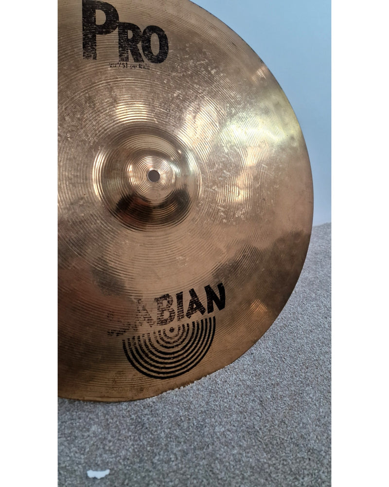 Sabian PRO 20'' Ride - Cymbal - Very Good - image 4