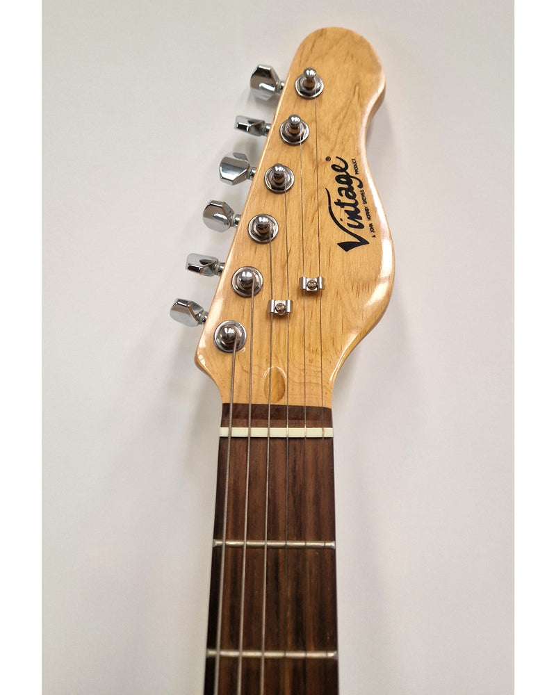 Vintage V6 - Electric Guitar - Blue - Excellent w/ Soft Case - image 2