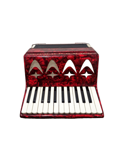 Galotta 12 Bass Accordion - Red – Accordion - Fair w/ Hard Case