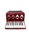 Galotta 12 Bass Accordion - Red – Accordion - Fair w/ Hard Case - Photo 1
