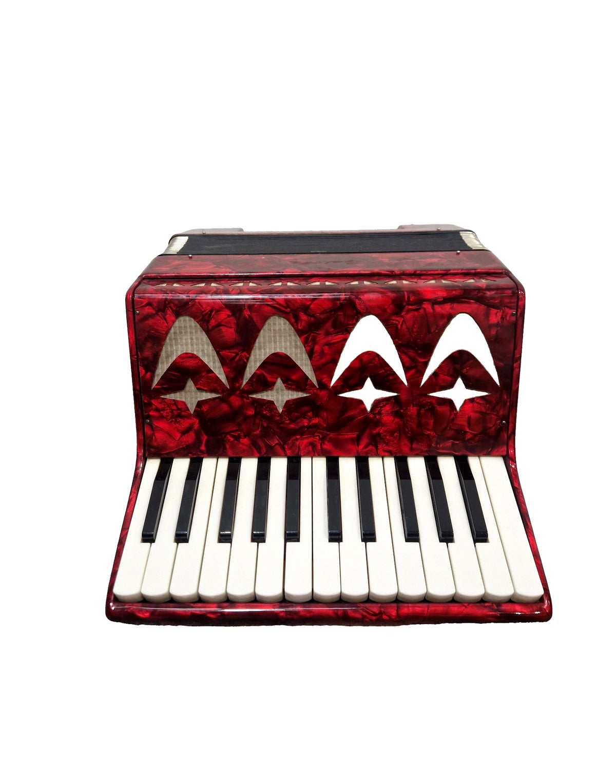 Galotta 12 Bass Accordion - Red – Accordion - Fair w/ Hard Case