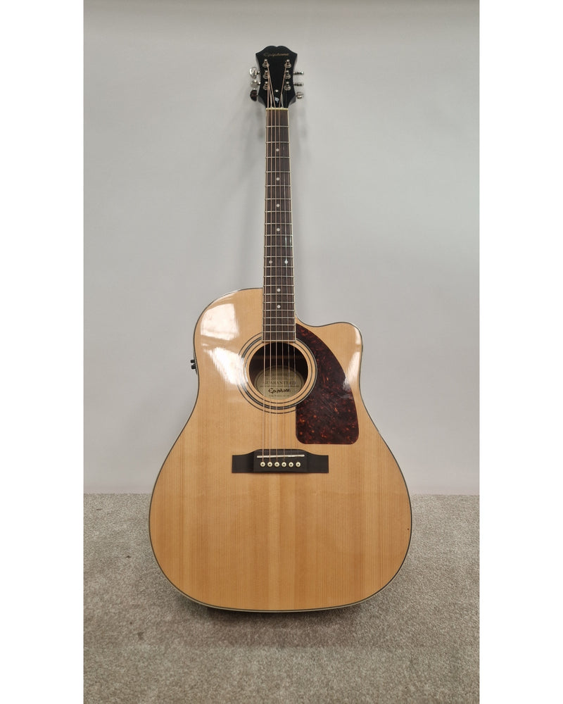 Epiphone AJ-220SCE/N - Acoustic Guitar - Natural - Good - image 2