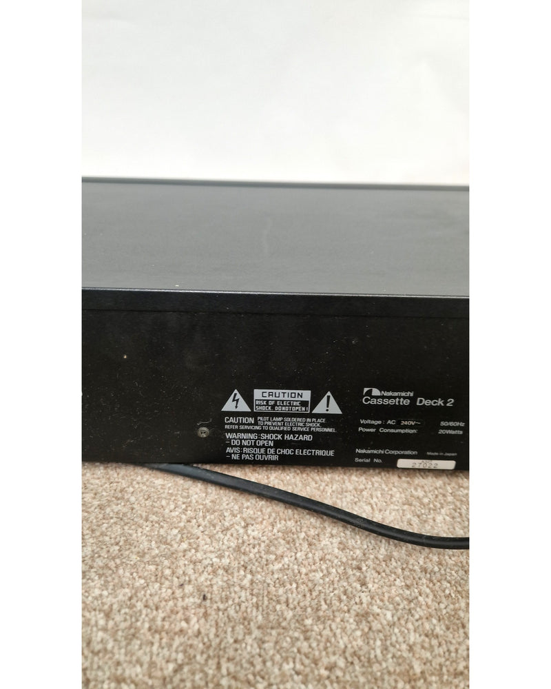 Nakamichi Cassette Deck 2 - Cassette Deck - Good - image 12