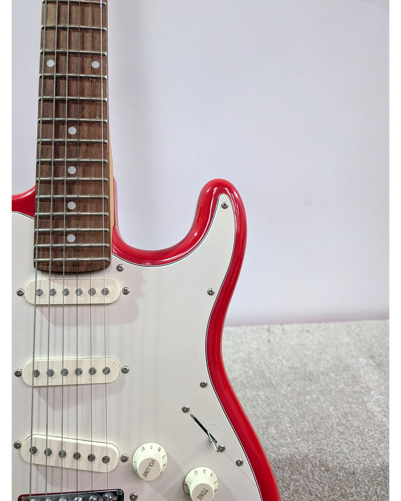 Encore S Type - Electric Guitar - Red - Fair - image 12