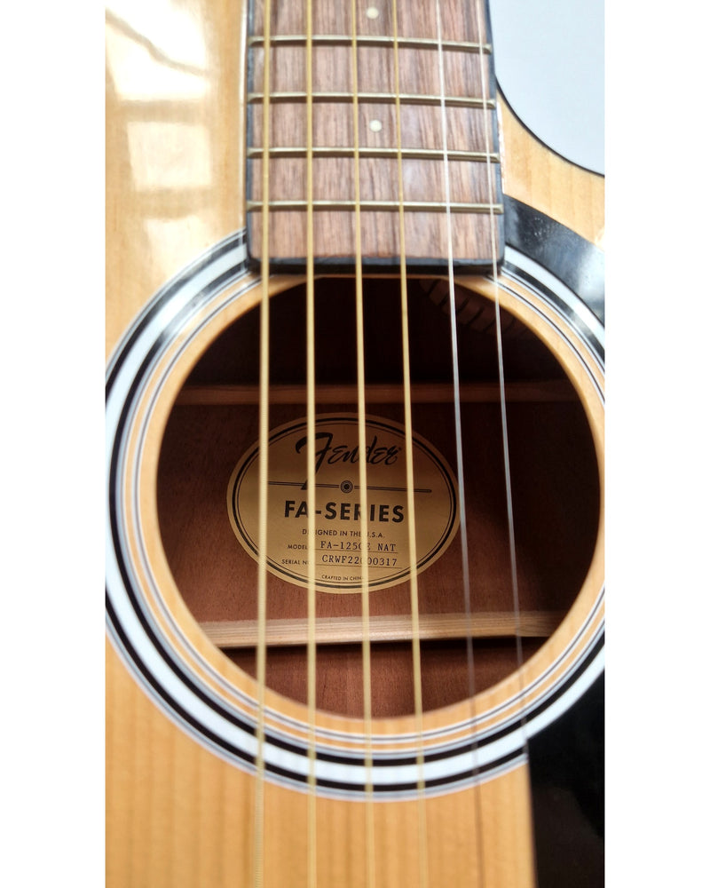 Fender FA-124CE NAT - Acoustic Guitar - Excellent w/ Hard Case - image 3