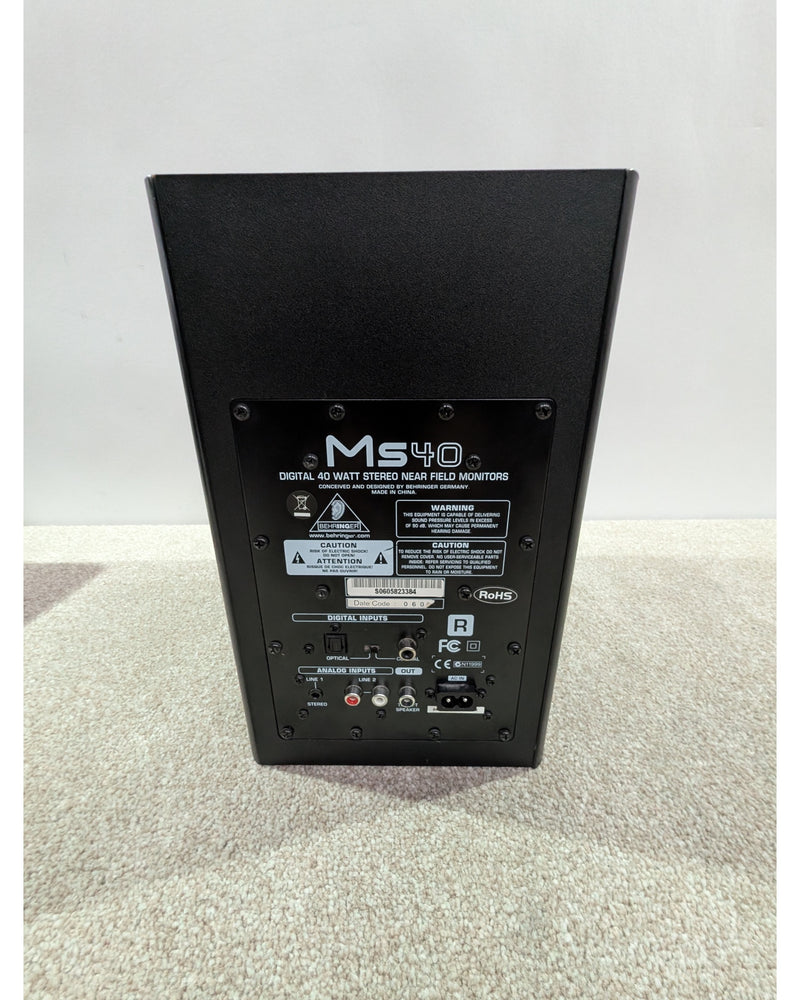 Behringer MS40 - Studio Monitor - Black - Good - image 12