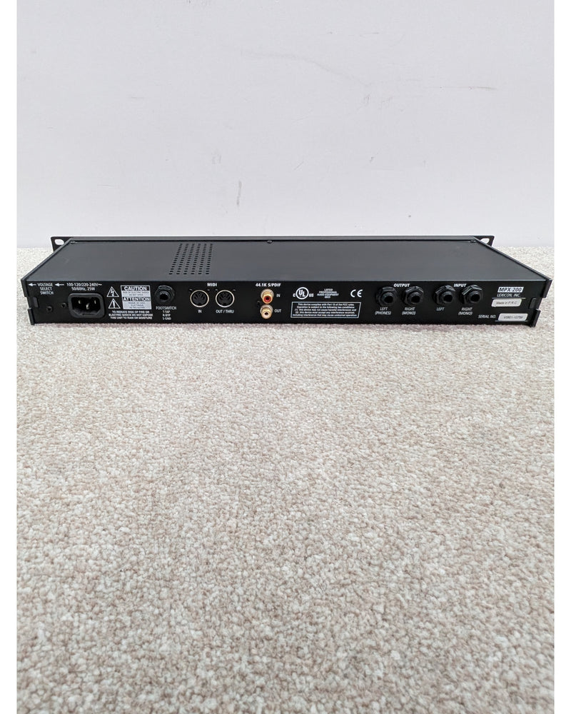 Lexicon MPX 200 - Rack Effects - Black - Excellent - image 10
