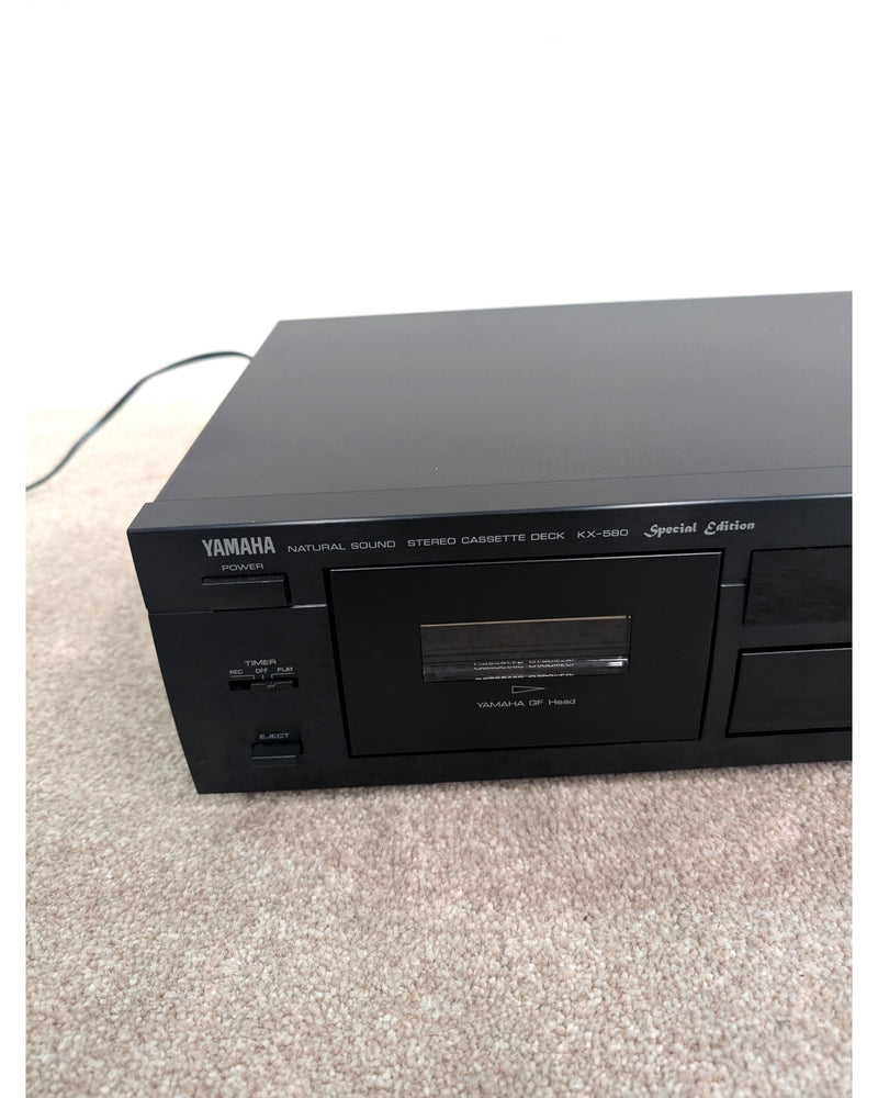 Yamaha KX-580 - Cassette Deck - Black - Very Good - image 4