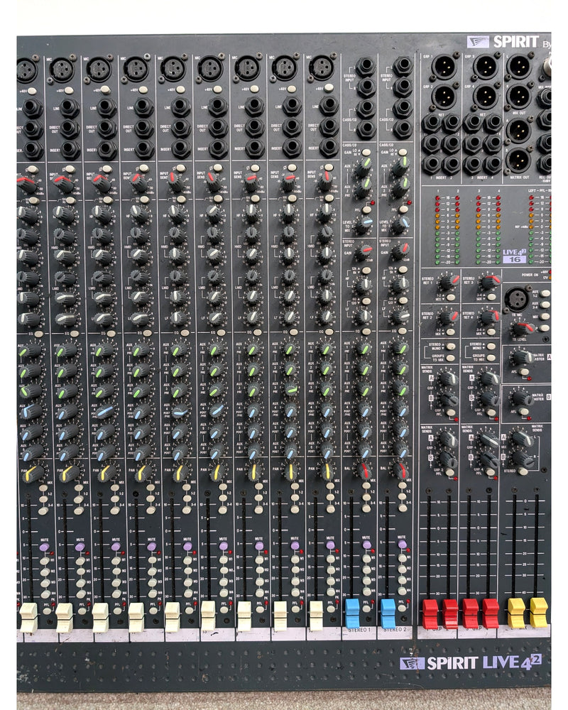 Soundcraft Spirit Live 4/2 - Mixer - Fair w/ Hard Case & Power Supply - image 13