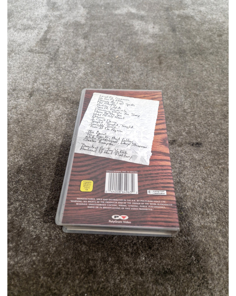 Genesis Live The Way We Walk VHS – Video Tape - Excellent w/ Original Box - Image 7