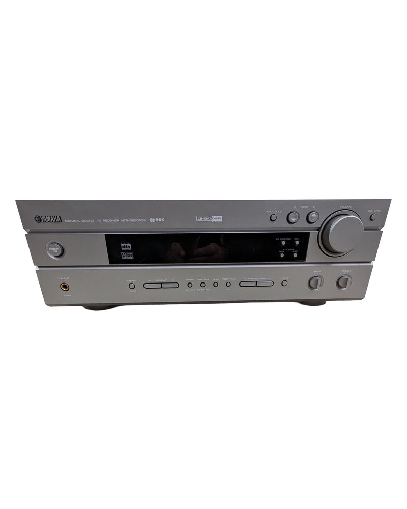 Yamaha HTR-5550RDS - Receiver - Silver - Excellent w/ Manuals, Remote Control - image 1