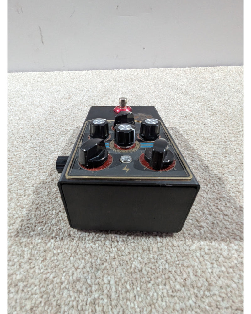 Beetronics Swarm - Overdrive & Distortion Pedals - Black/Gold/Blue - Excellent w/ Original Box, Manuals, Certification - image 5