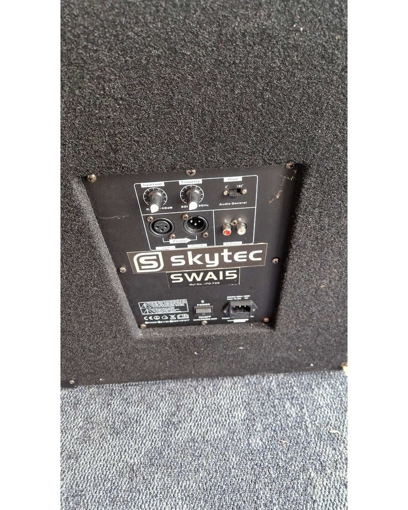 Skytec SWA15 - PA Speakers - Black - Excellent w/ Original Box - Image 2