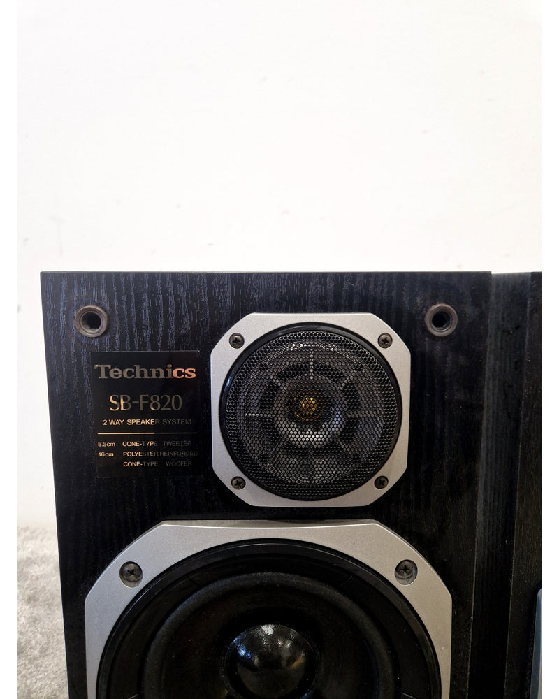 Technics SB-F820 - Hi-Fi Speakers Pair - Black - Good - Image 10