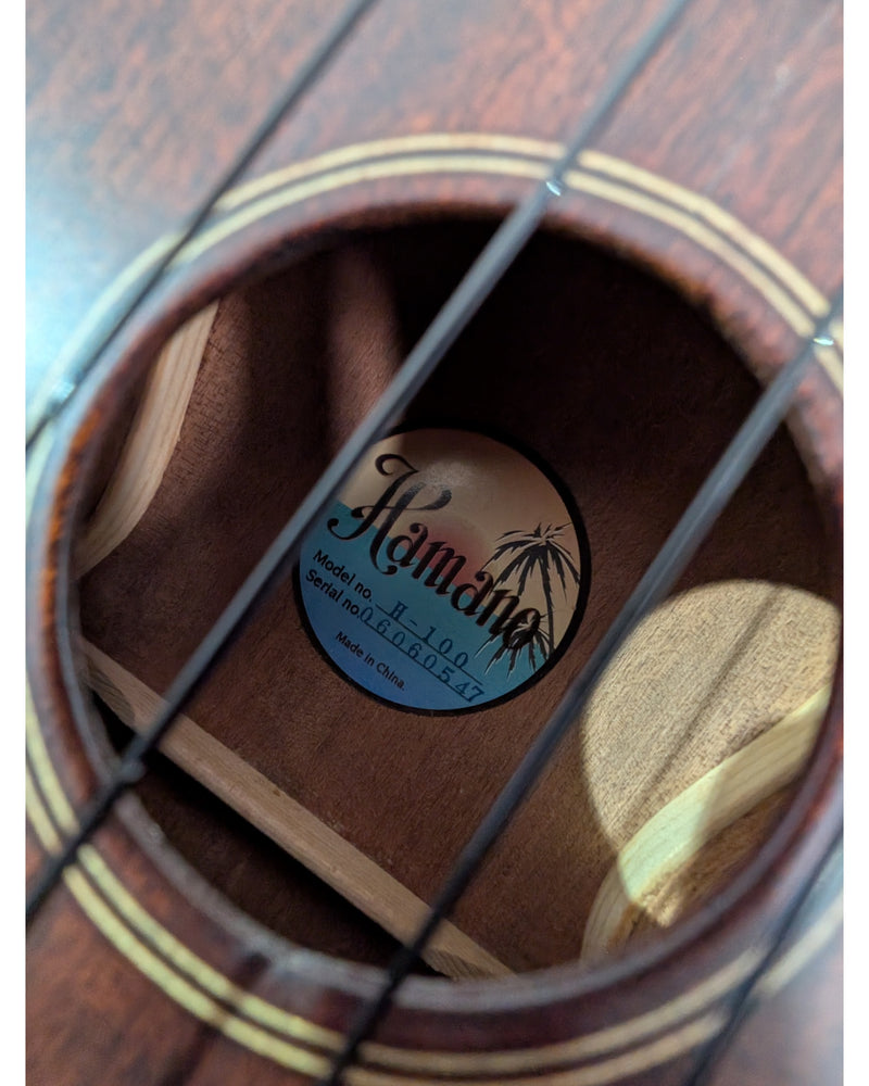 Hamano Ukulele - Ukulele - Natural Brown - Good w/ Soft Case - image 10