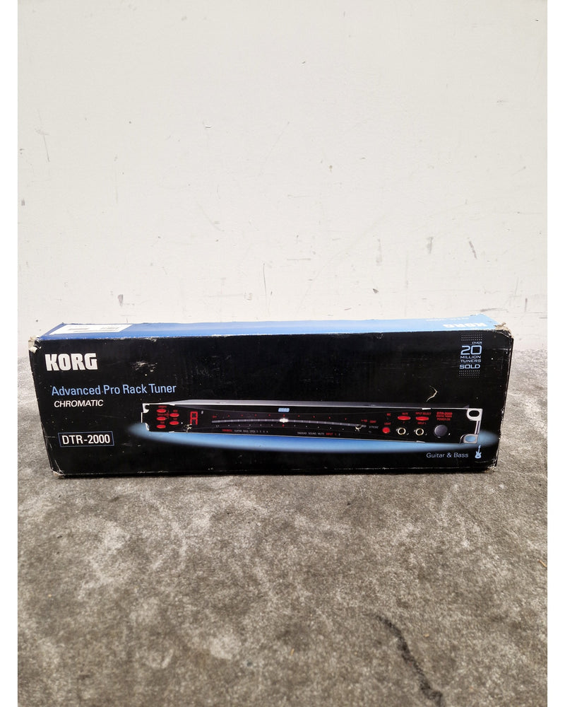 Korg DTR-2000 - Advanced Pro Rack Tuner - Excellent w/ Original Box - Image 14