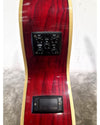 Washburn EA18TR Electro-Acoustic Guitar Red - Cutaway Design - Excellent - Photo 10