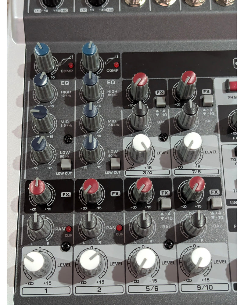 Behringer Xenyx Q1002USB - Mixer - Black/Silver - Very Good w/ Power Supply & Manuals - image 3
