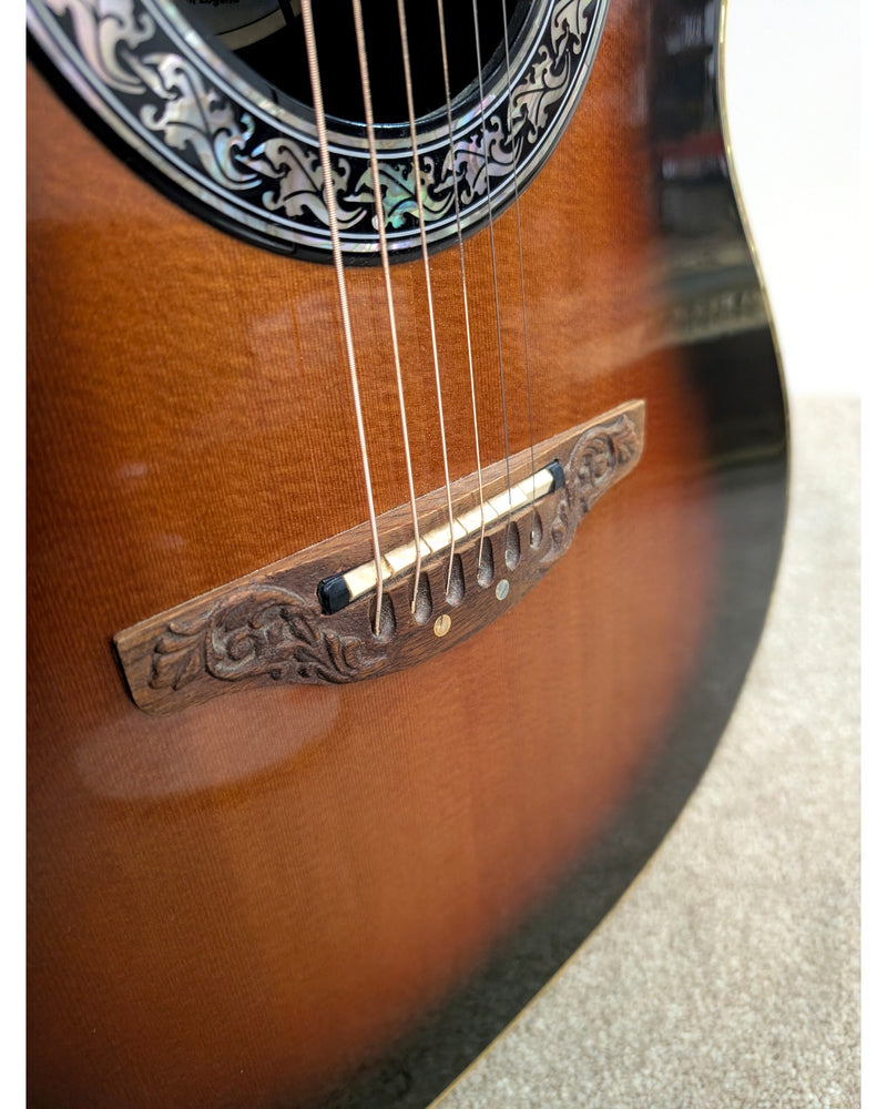 Ovation Legend Custom 1869 - Acoustic Guitar - Sunburst - Good w/ Hard Case - image 7