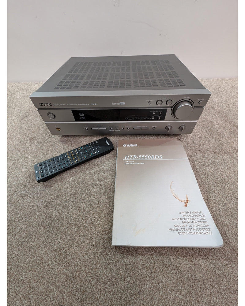 Yamaha HTR-5550RDS - Receiver - Silver - Excellent w/ Manuals, Remote Control - image 9