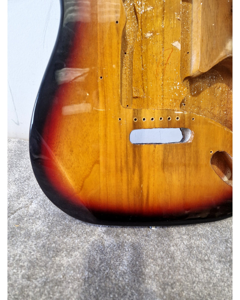 Sunburst Strat Body – Guitar Body - Excellent - Image 11