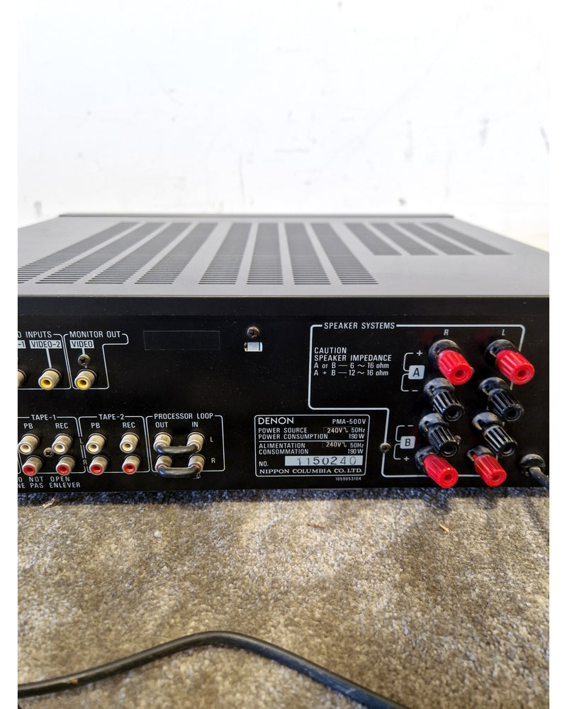 Denon PMA-500V - Amplifier - Black - Good - Image 2