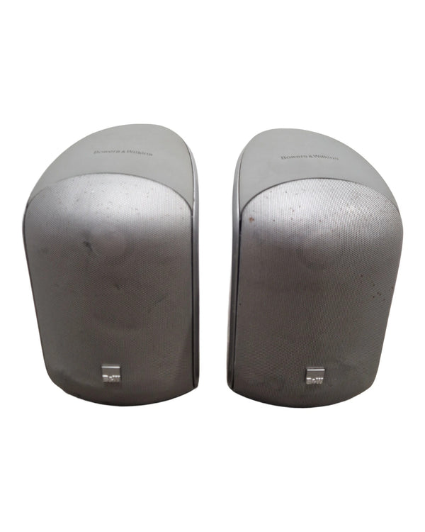 Bowers & Wilkins M-1 - Hi-Fi Speakers - Silver - Pair - Good