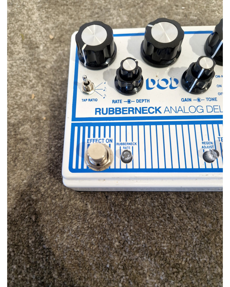 DOD Rubberneck Analog Delay - Effects Pedal - White - Excellent w/ Original Box - Image 10