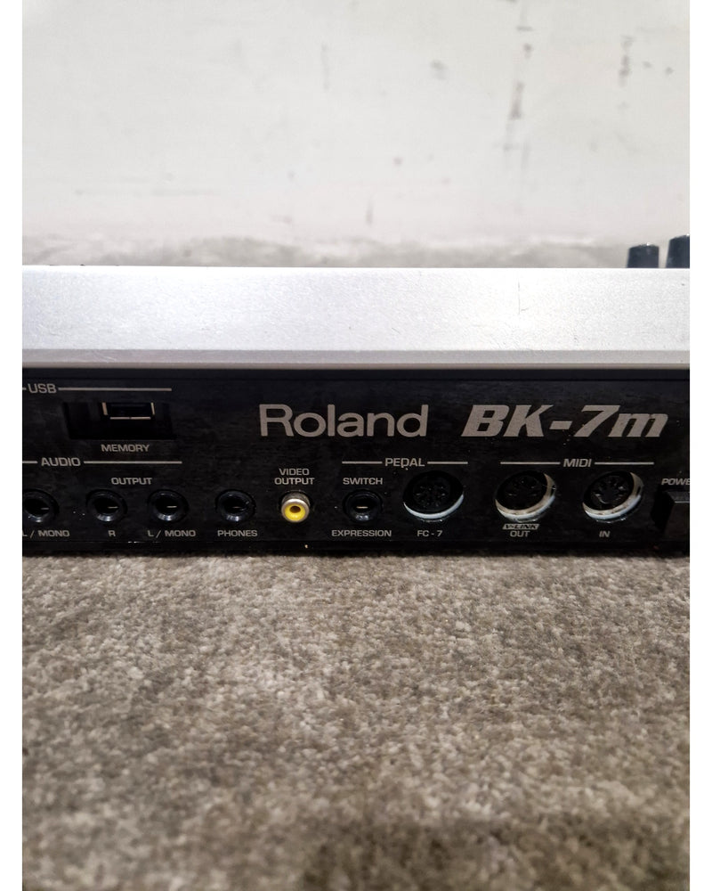 Roland BK-7m - Backing Module - Black - Good w/ Power Supply - Image 6
