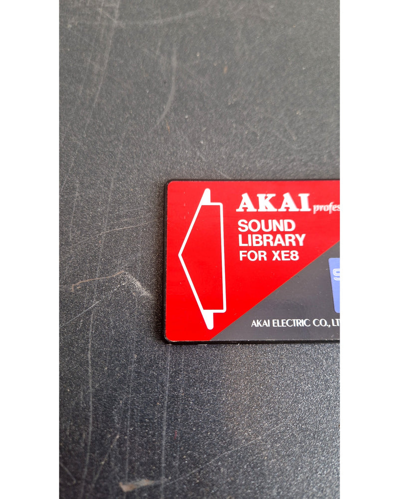 Akai 802R Sound Library Card - Red – Sound Library Card - Excellent - Image 2