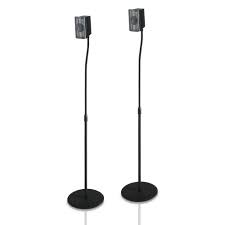 Pair of Hama Speaker Stands - For Surround Sound Systems and Mini Speakers - New Open Box - Image 1
