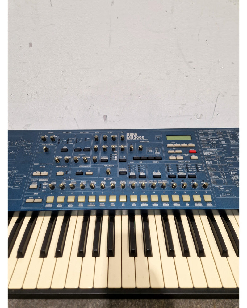 Korg MS2000 - Synthesizer Keyboards - Blue - Excellent w/ Power Supply - Image 7