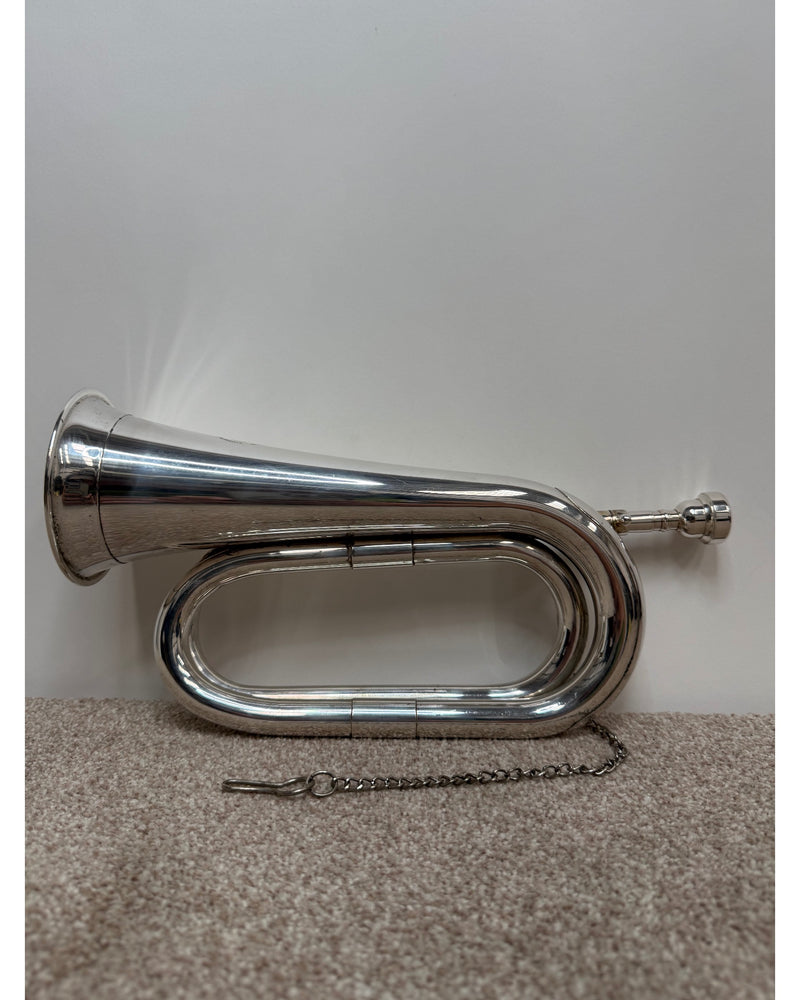 John Packer Bb Bugle - Brass Instruments - Silver - Fair w/ Hard Case - image 2